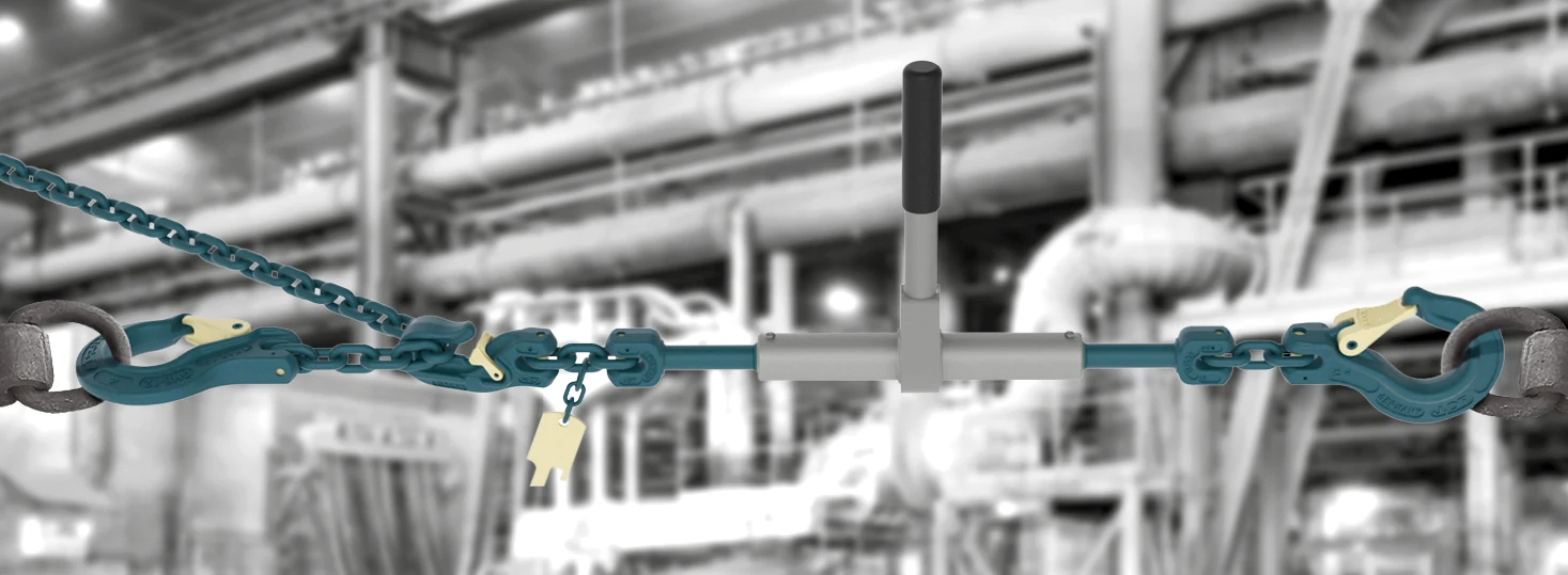 Arrimage industriel d’une charge avec des points d’ancrage