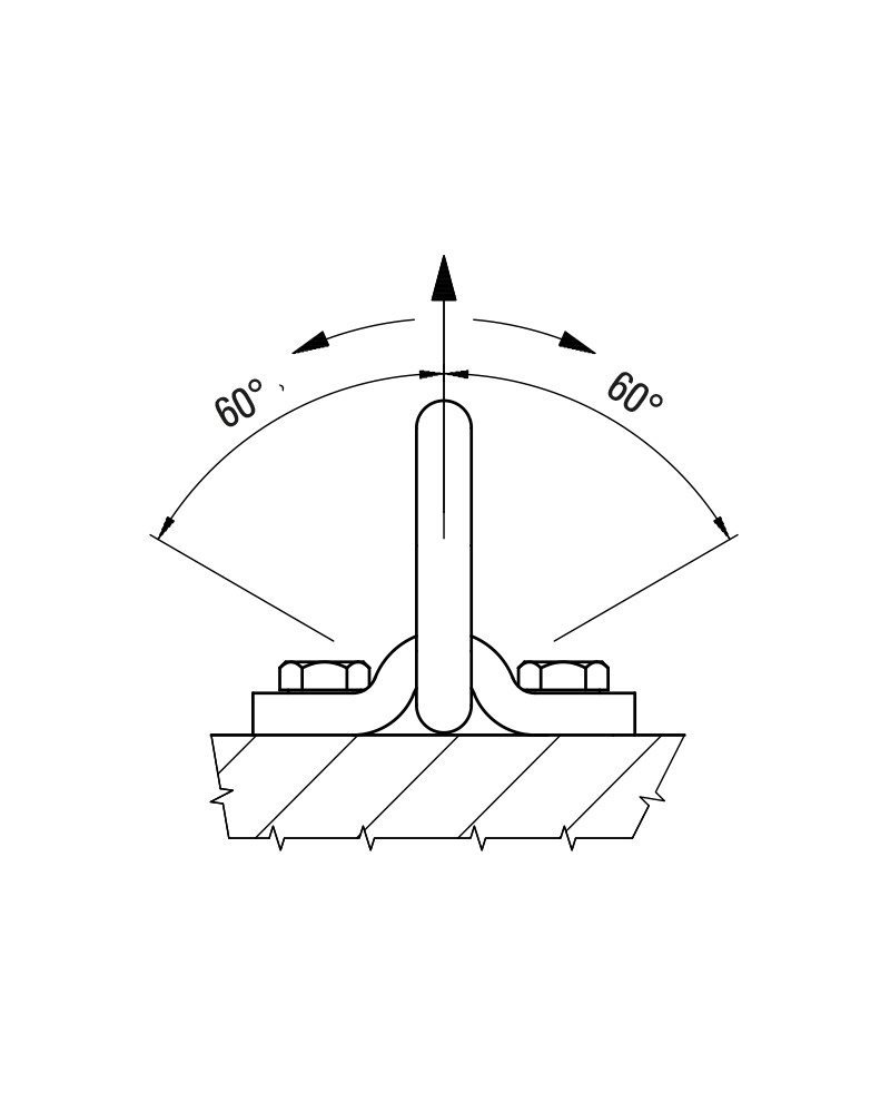 Schéma coté du TPB avec repérage des dimensions